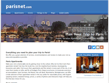 Tablet Screenshot of parisnet.com